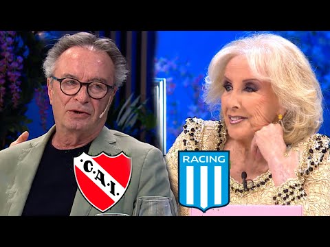 ¡LE SALIÓ DEL ALMA! El comentario futbolero de Mirtha a Oscar Martínez por ser de Independiente