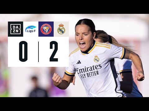 Levante Las Planas vs Real Madrid CF (0-2) | Resumen y goles | Highlights Liga F