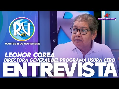 Leonor Corea de Usura Cero en la Revista en Vivo con Alberto Mora – 21 de noviembre del 202