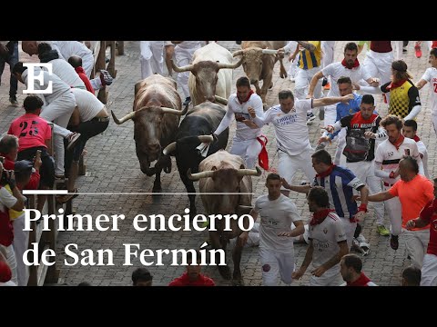 El primer encierro de San Fermín 2022, en directo