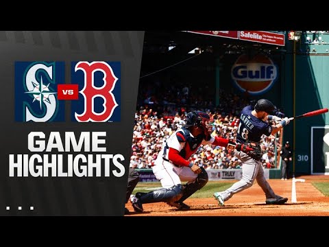 Mariners vs. Red Sox Game Highlights (4/24/25) | MLB Highlights