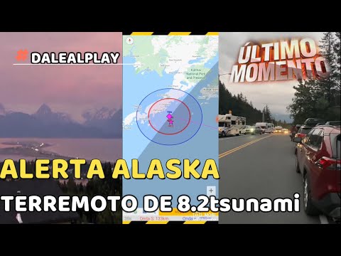 Terremoto de magnitud 8,2 en Alaska prende la alarma de tsunami, alerta por tsunami en Alaska