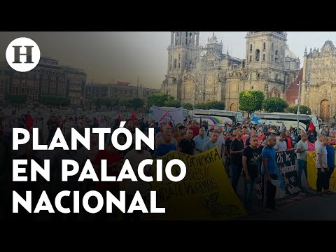 Caso Ayotzinapa: Instalan campamento frente a Palacio Nacional por reaparición de Tomás Zerón