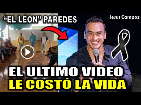ULTIMO VIDEO de Alex el León Paredes Exparticipante de calle 7 muestra ultimo video antes de morir
