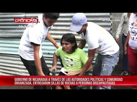 Entregan 40 sillas de rueda a personas discapacitadas en Managua – Nicaragua