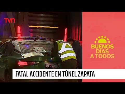 Un lamentable accidente: Choque deja un muerto y genera gran congestión en túnel Zapata