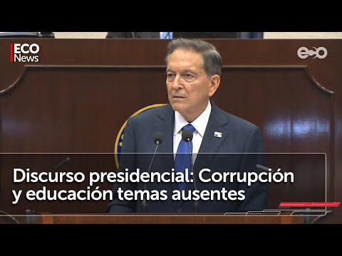 Presidente Cortizo fue cuestionado por evadir temas en discurso| #EcoNews