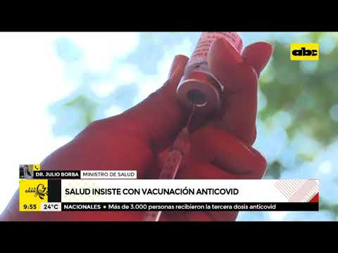 Ministro de Salud negocia por más vacunadas, mientras cifra de inmunizados avanza muy lentamente