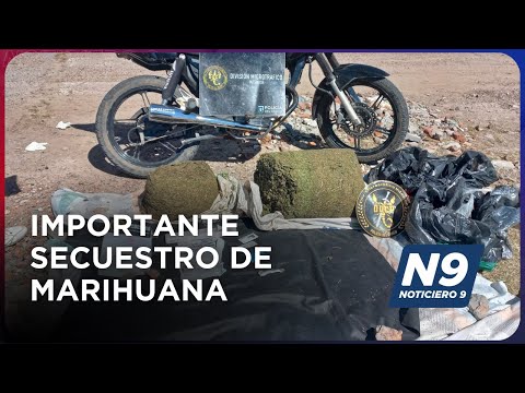 IMPORTANTE SECUESTRO DE MARIHUANA - NOTICIERO 9