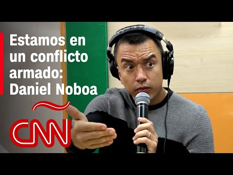Violencia en Ecuador: el discurso de Noboa tras al asalto de TC Televisión