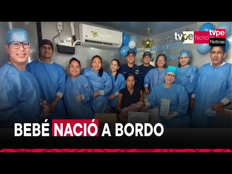 Loreto: Bebé nació a bordo de Pias Napo del MIDIS