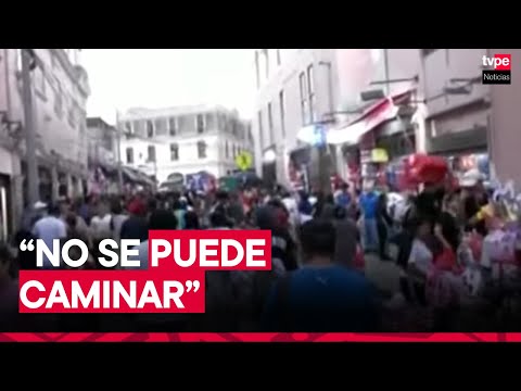 Mesa Redonda: comerciantes y compradores invaden calles a poco del Día de la Madre
