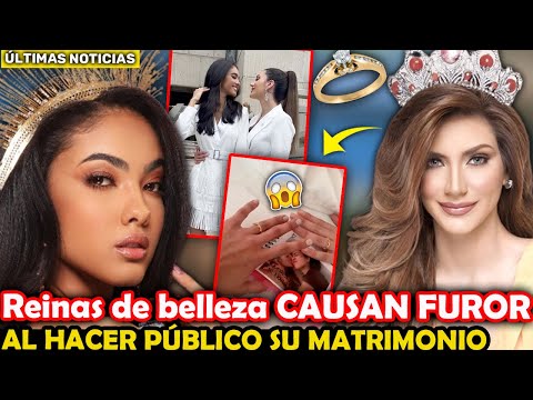 Reinas de belleza CAUSAN FUROR al hacer PÚBLICO su MATRIMONIO ¡Miss Puerto Rico y Miss Argentina!