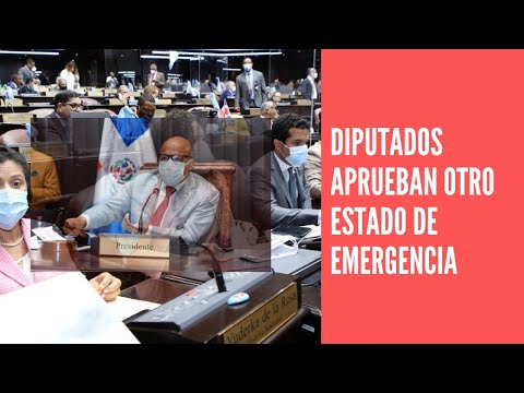 Diputados aprueban otro estado de emergencia