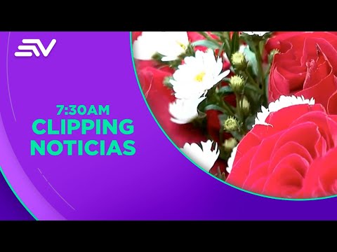 Decenas de personas acudieron a comprar flores por San Valentín  | Televistazo | Ecuavisa