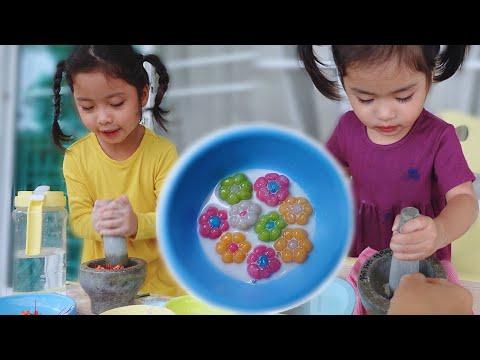 น้องใยไหม-ครัวของเล่น-ทำขนมไทย น้องใยไหม-ครัวของเล่น-ทำขนมไทย