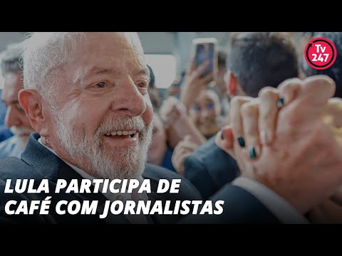 Presidente Lula participa de Café com jornalistas