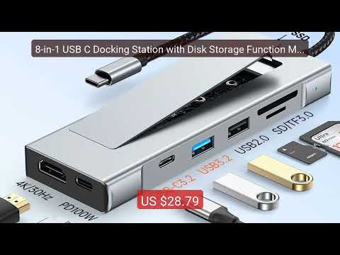 8-in-1 USB C Docking Station with Disk Storage Function M.2 S... — Amazing Value 2026 | Must Have!