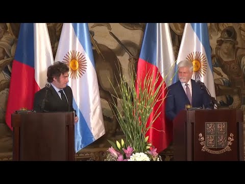 Argentinian president meets Czech leaders to wrap up his trip to Europe