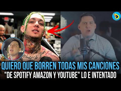 Lary over super molesto quiere que borren todas sus canciones de las plataformas digitales