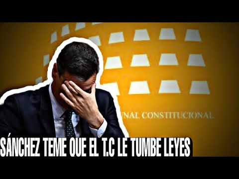 PEDRO SÁNCHEZ TEME QUE EL T.C TUMBE SUS LEYES ESTRELLAS