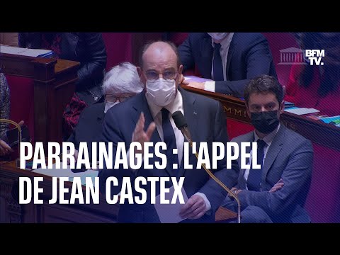 Jean Castex appelle les élus à apporter leurs parrainages aux candidats en difficulté