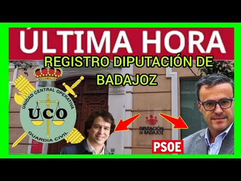 GUARDIA CIVIL REGISTRA DIPUTACIÓN DE BADAJOZ