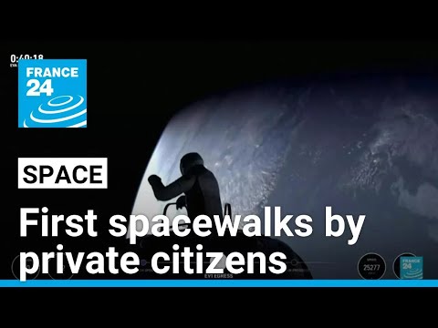 SpaceX makes history with first spacewalks by private citizens • FRANCE 24 English