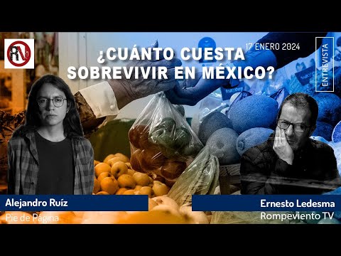 ¿Cuánto cuesta sobrevivir en México? - Alejandro Ruiz / Pie de Página