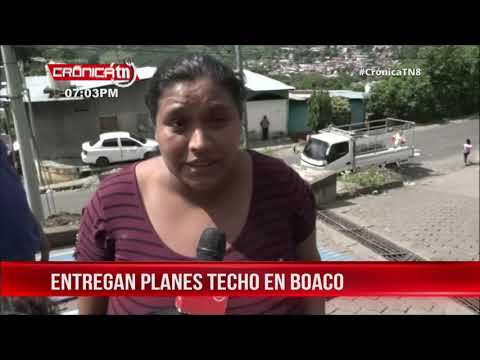 Familias afectadas por Iota en Boaco reciben plan techo - Nicaragua