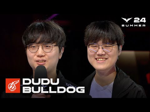 DuDu, BuLLDoG 인터뷰 | KDF vs. DRX | 07.14 | 2024 LCK 서머 스플릿