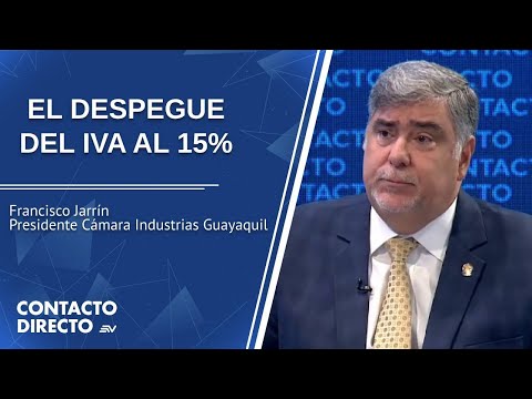 Entrevista con Francisco Jarrín - Pdte. Cámara Industrias Guayaquil | Contacto Directo | Ecuavisa