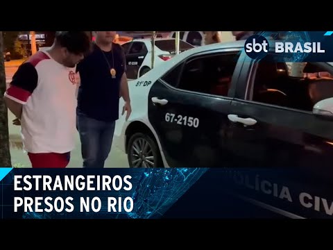 Estrangeiros são presos suspeitos de participação em furtos | SBT Brasil (19/04/24)