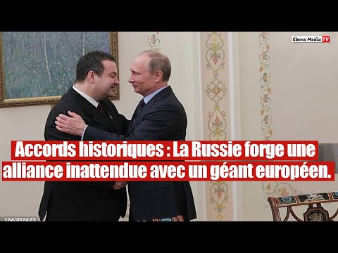 Alliance Forte: la Russie signe des accords avec un important pays d`Europe