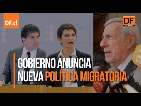 Gobierno anuncia nueva política migratoria centrada en gestión interna y control de fronteras