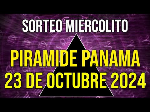 Pirámide Loteria Panamá para el Miércoles 23 de Octubre 2024 Lotería de Panamá