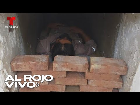 Trabajadores de un cementerio se entierran como forma de protesta en Bolivia
