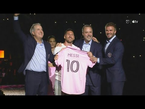 Messi officiellement présenté au stade de son nouveau club, l'Inter Miami | AFP