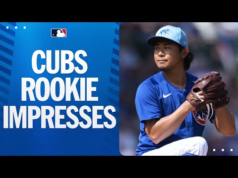 Cubs rookie Shota Imanaga DAZZLES in Spring Training!