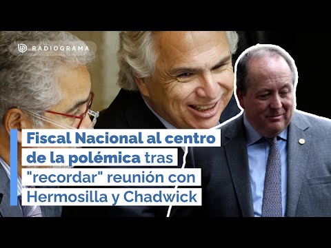 Fiscal Nacional al centro de la polémica tras recordar reunión con Hermosilla y Chadwick