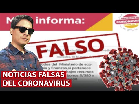 Noticias falsas del coronavirus