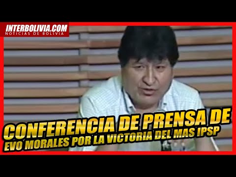 ? RUEDA DE PRENSA DE EVO MORALES TRAS LA VICTORIA DEL MAS IPSP EN LAS ELECCIONES BOLIVIA 2020