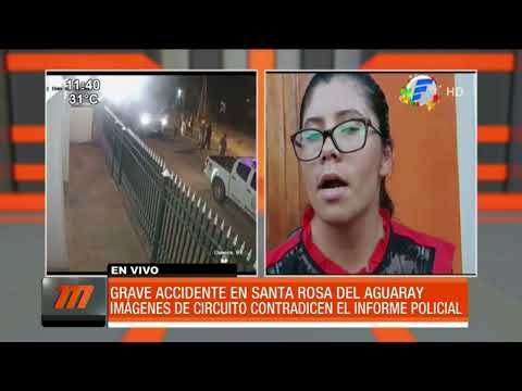 Grave accidente en Santa Rosa del Aguaray
