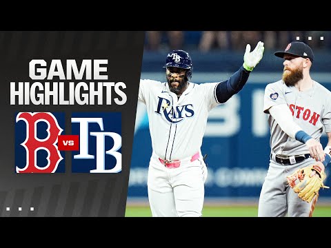 Red Sox vs. Rays Game Highlights (9/17/24) | MLB Highlights