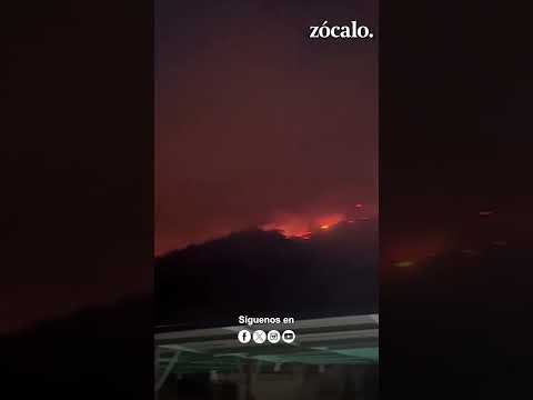 Guerrero asediado por el fuego: Incendios forestales azotan Acapulco y Chilpancingo
