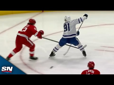 Maple Leafs John Tavares Sets Up Mitch Marner With Unbelievable NO-LOOK Pass