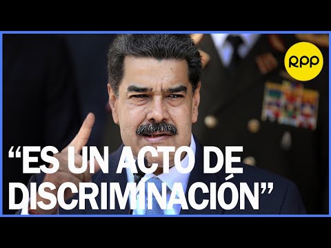 Maduro acusa a EE.UU. de discriminación por no invitarlo a Cumbre de las Américas
