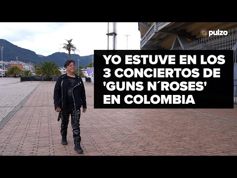 Yo estuve en los 3 conciertos de 'Guns N´ Roses' en Colombia | Entrevista con fan de la banda