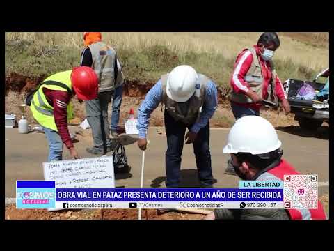 La Libertad: obra vial en Pataz presenta deterioro a un año de ser recibida