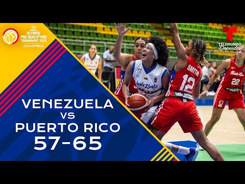 Puerto Rico doblegó a Venezuela en el Preolímpico 2023 | Telemundo Deportes